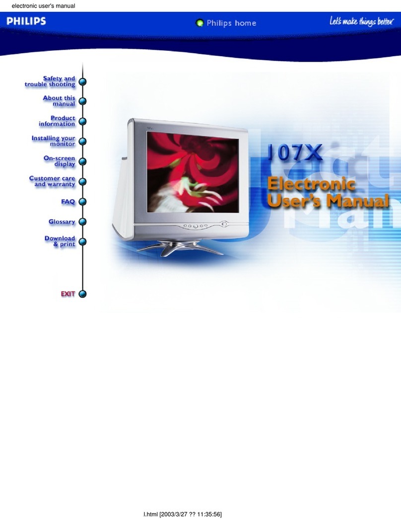 Philips 107X User manual