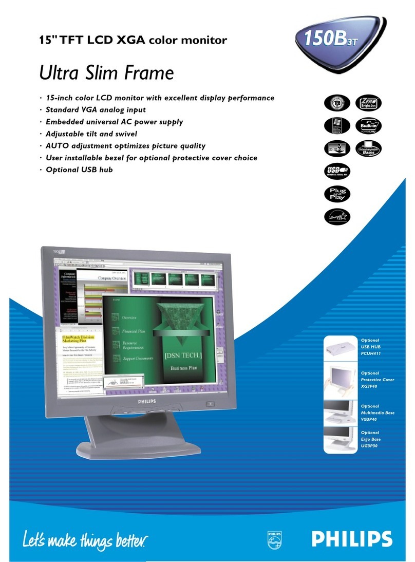 Philips 150B3T User manual