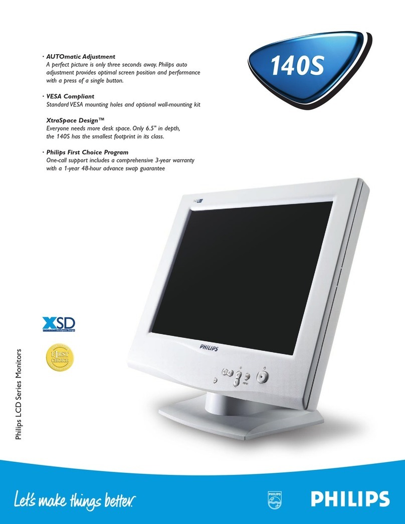 Philips 140S User manual