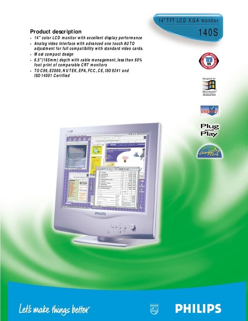 Philips 140S User manual