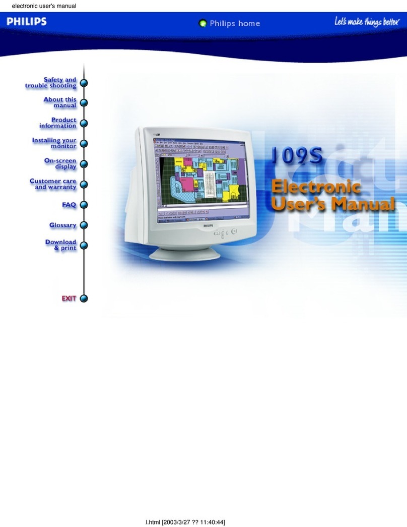 Philips 109S User manual