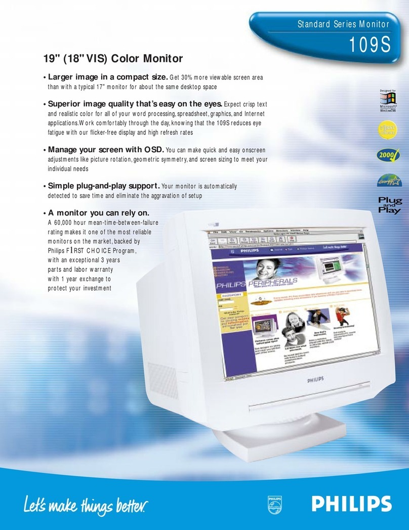 Philips 109S User manual