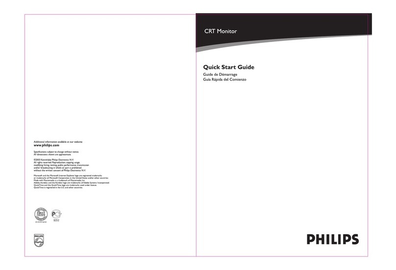 Philips 105S51 User manual