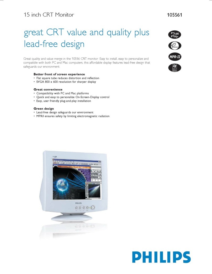 Philips 105S61 User manual