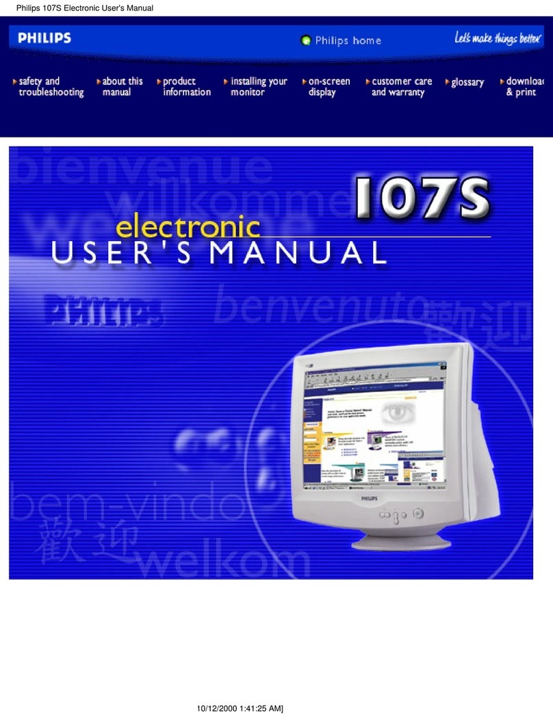 Philips 107S User manual