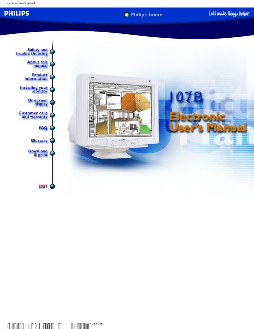 Philips 107B50 User manual