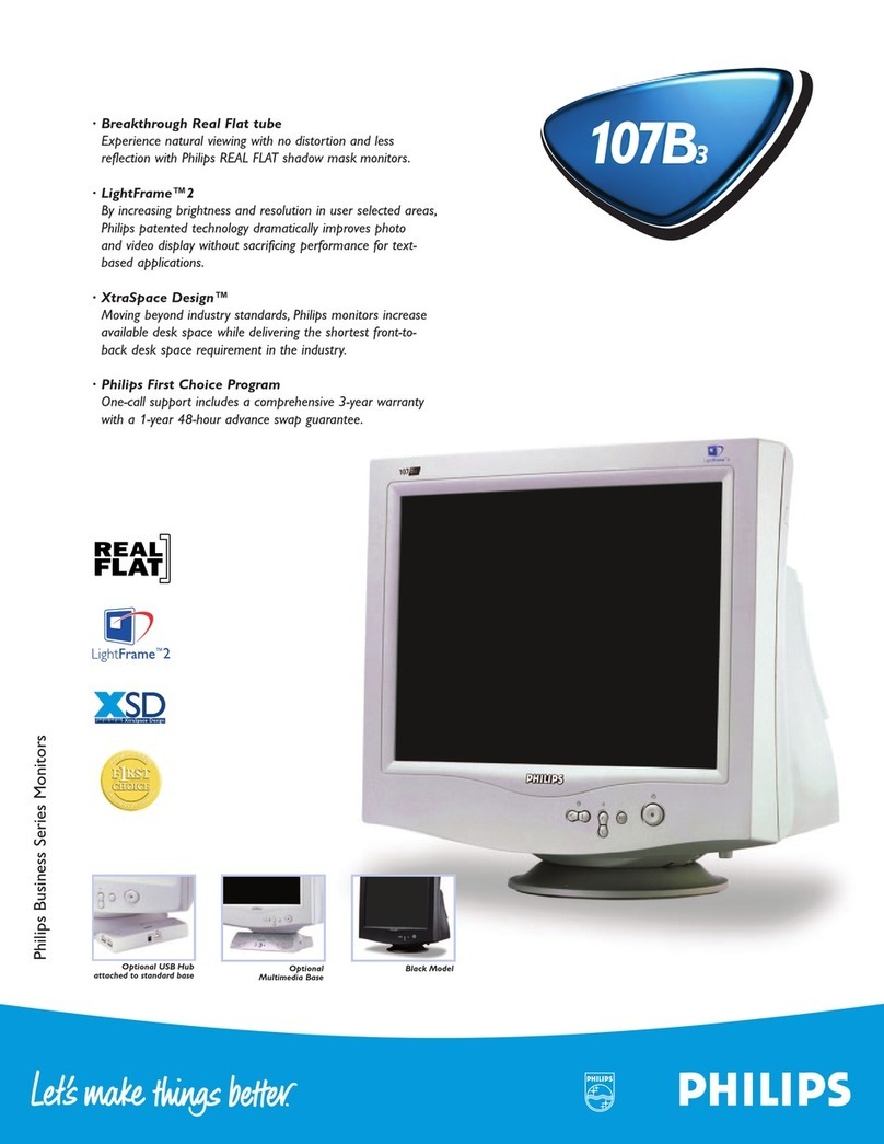 Philips 107B3 User manual
