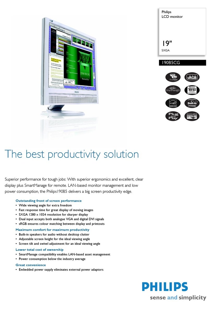 Philips 190B5CG User manual