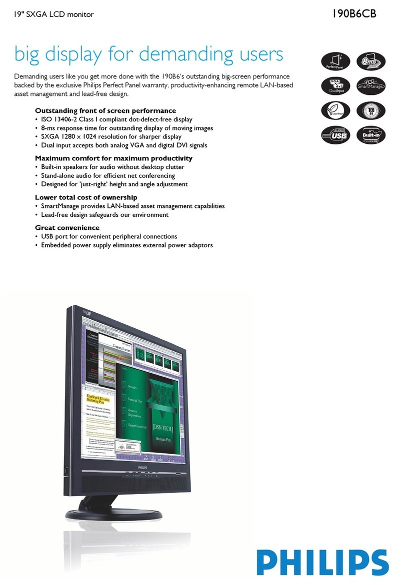 Philips 190B6CB User manual