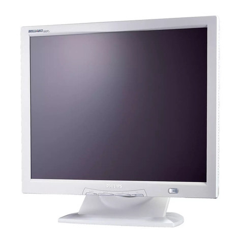 Philips 180B2S - Brilliance - 18.1" LCD Monitor User manual