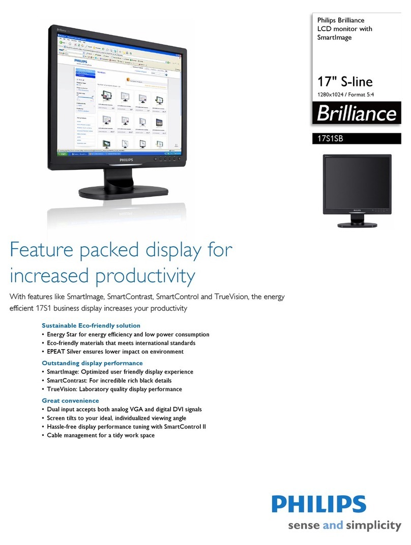 Philips 17S1SB User manual