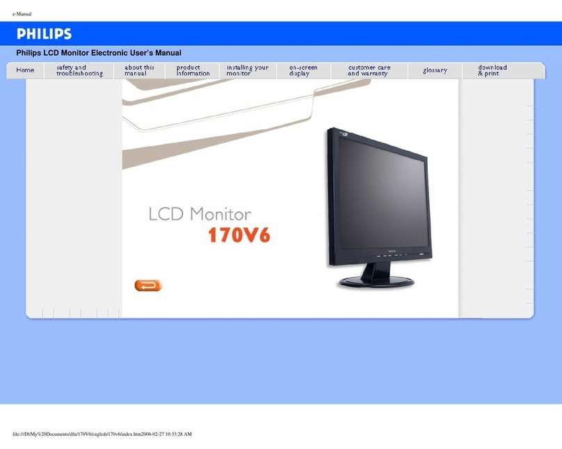 Philips 170V6FB User manual