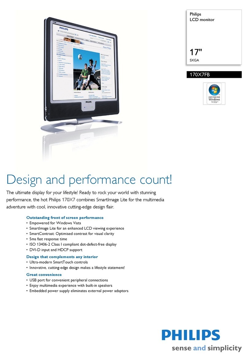 Philips 170X7F Specifications