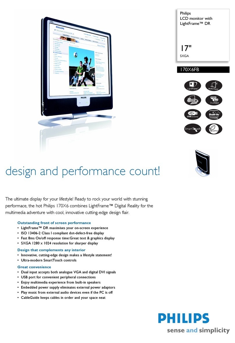 Philips 170X6F Specifications