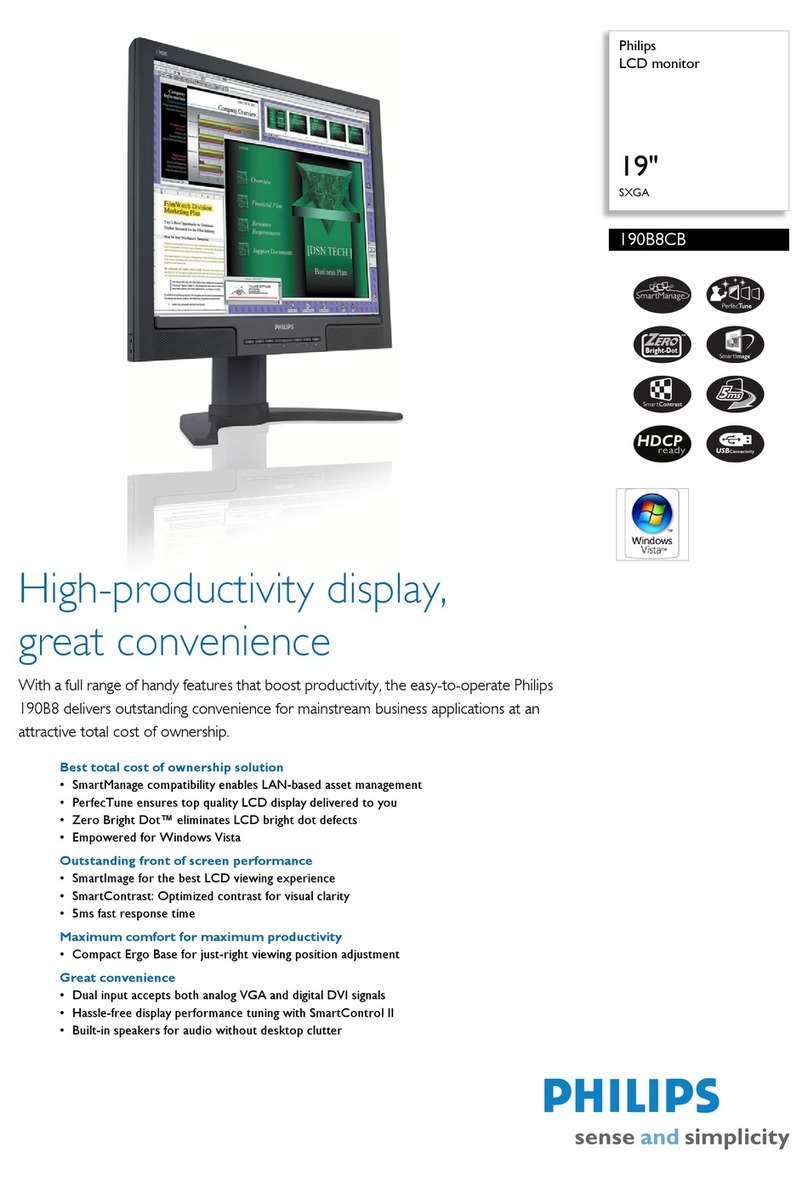Philips 190B8CB User manual