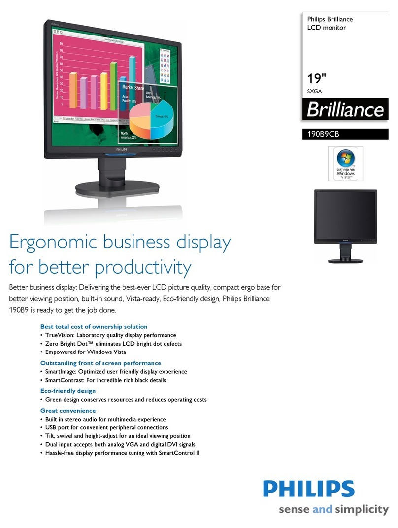 Philips 190B9CB User manual