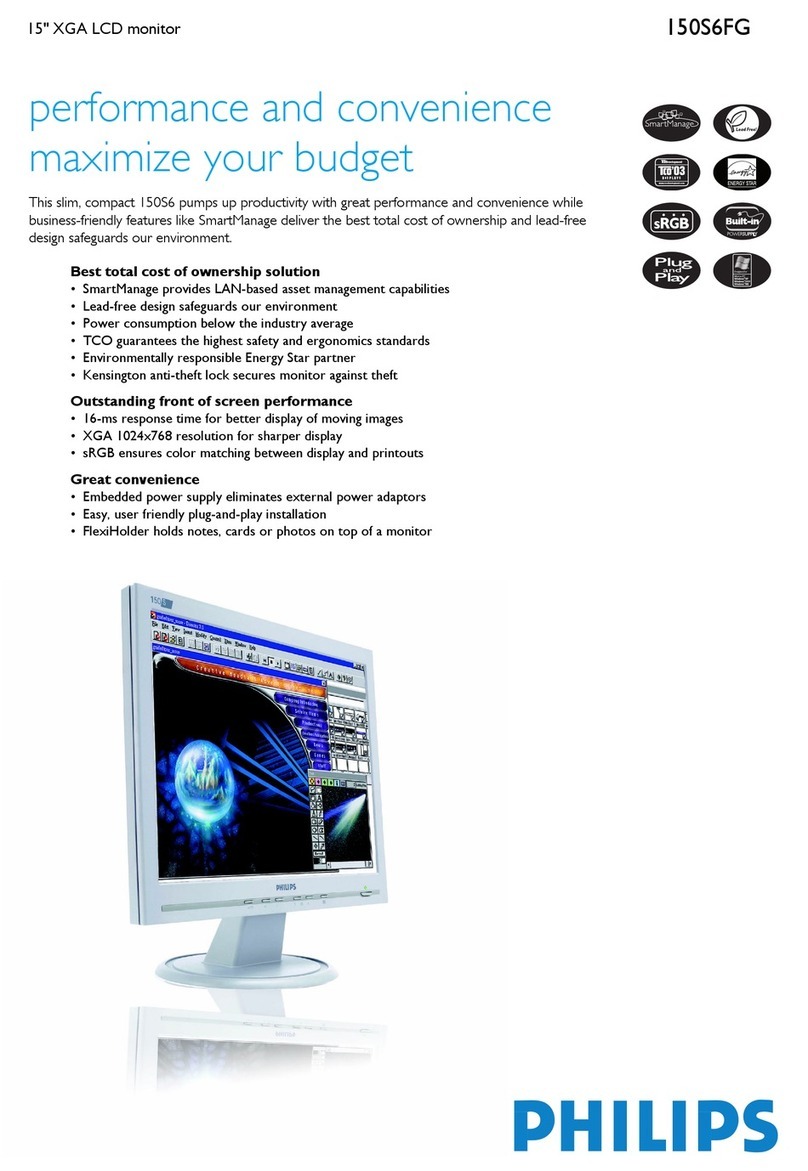 Philips 150S6FG User manual