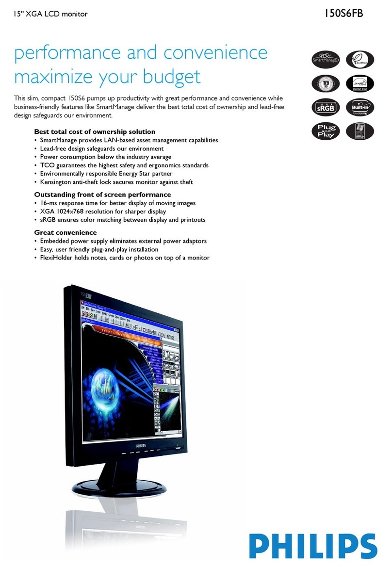 Philips 150S6FB User manual