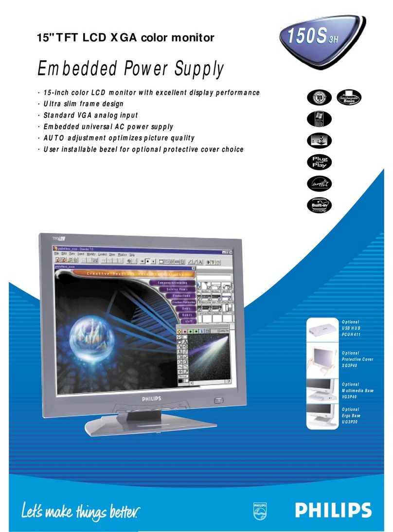 Philips 150S3H User manual