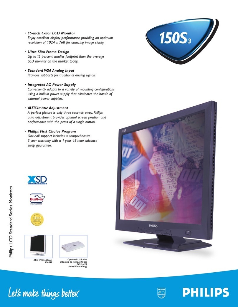 Philips 150S3F User manual