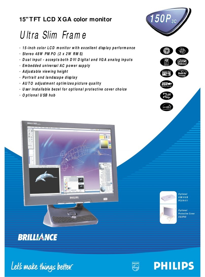 Philips 150P3C User manual