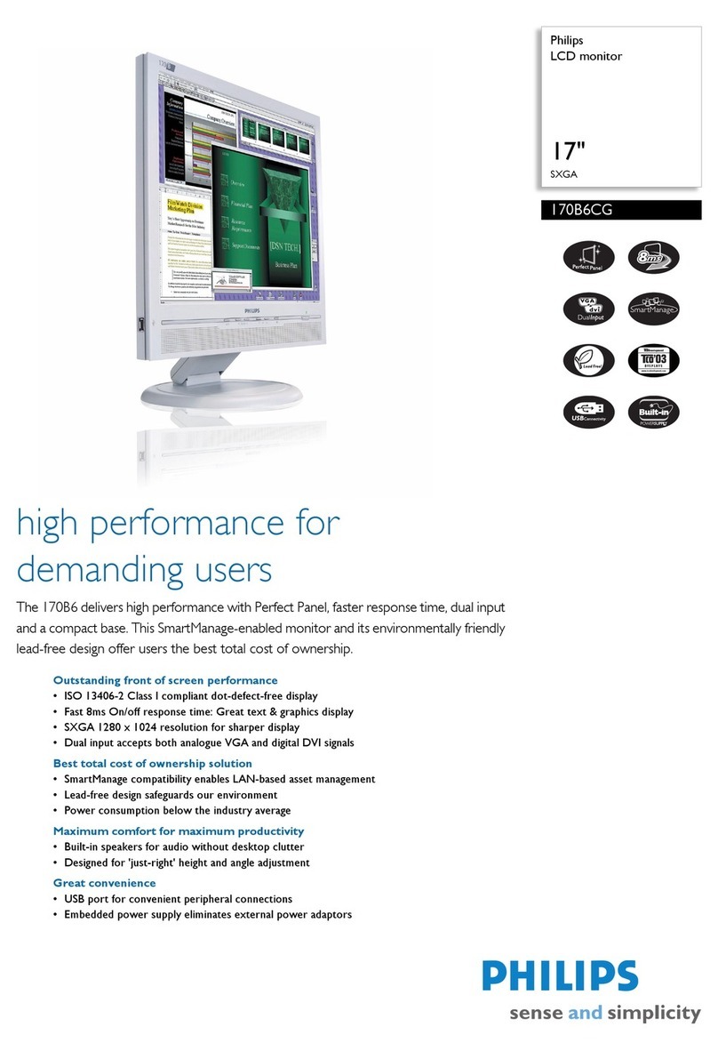 Philips 170B6CG User manual
