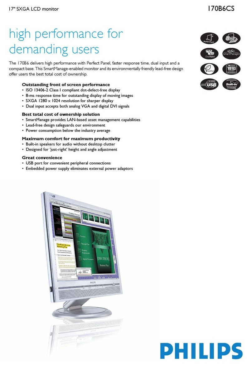 Philips 170B6CS User manual