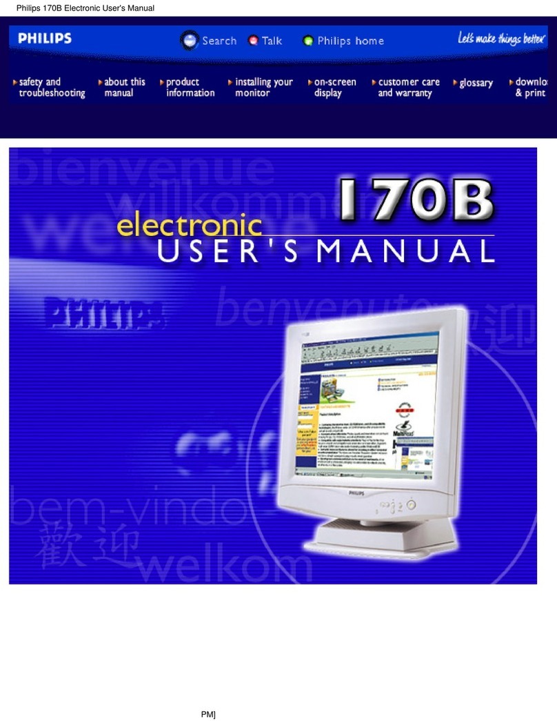 Philips 170B1A user manual