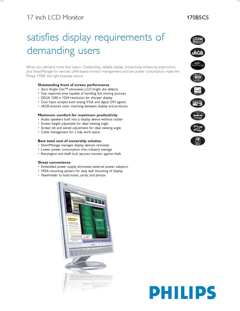 Philips 170B5CS User manual