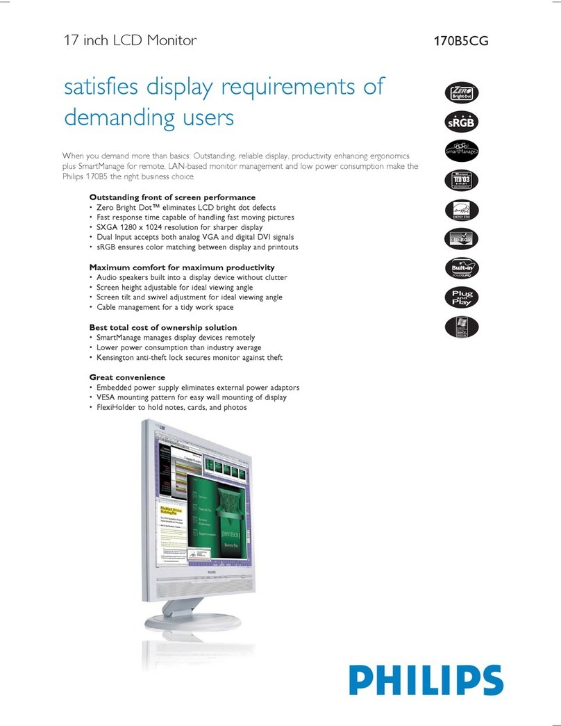 Philips 170B5CG User manual