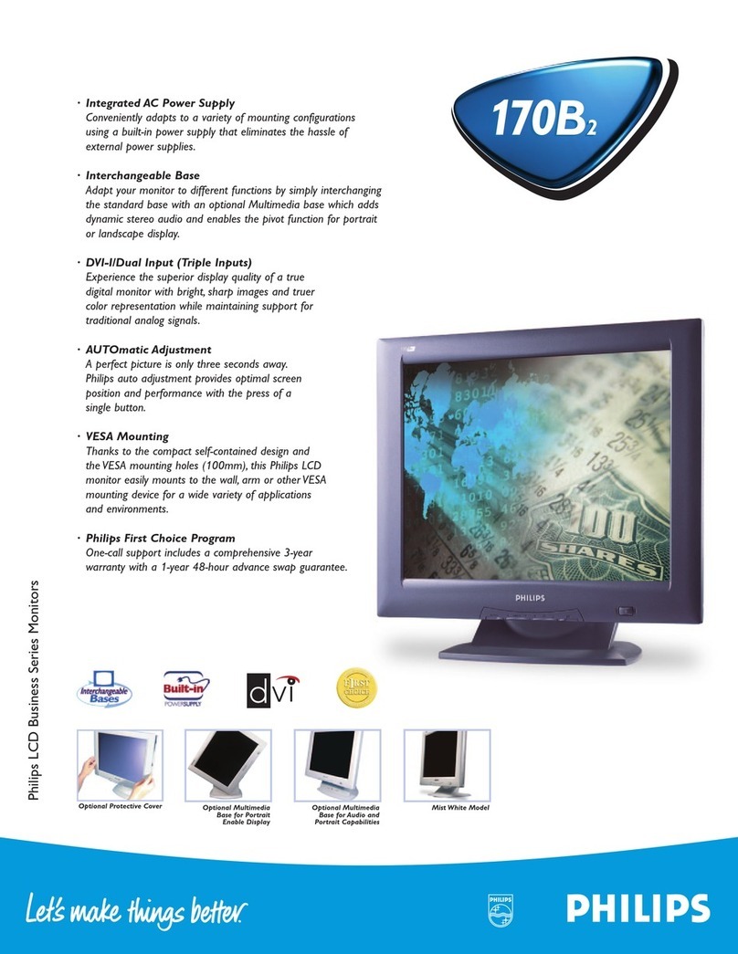 Philips 170B2B User manual