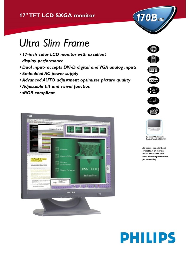 Philips 170B4BB User manual