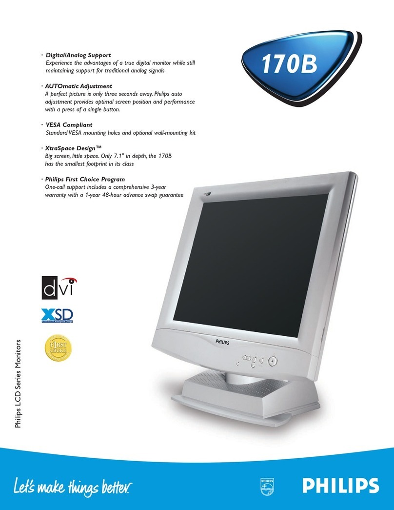 Philips 170B1A User manual