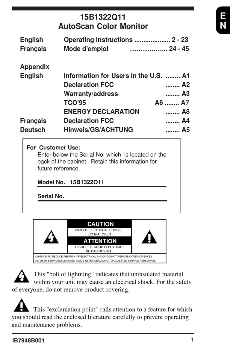 Philips 15B1322Q User manual