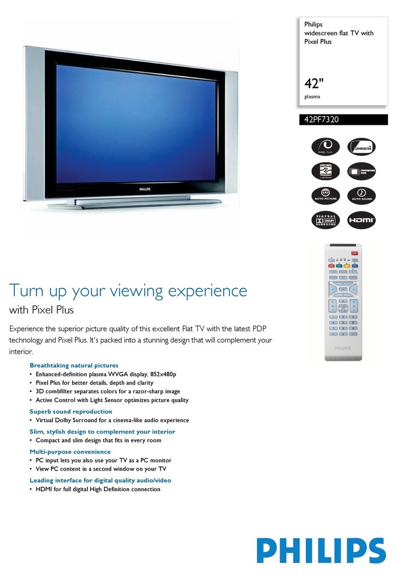 Philips 42PF7320 User manual