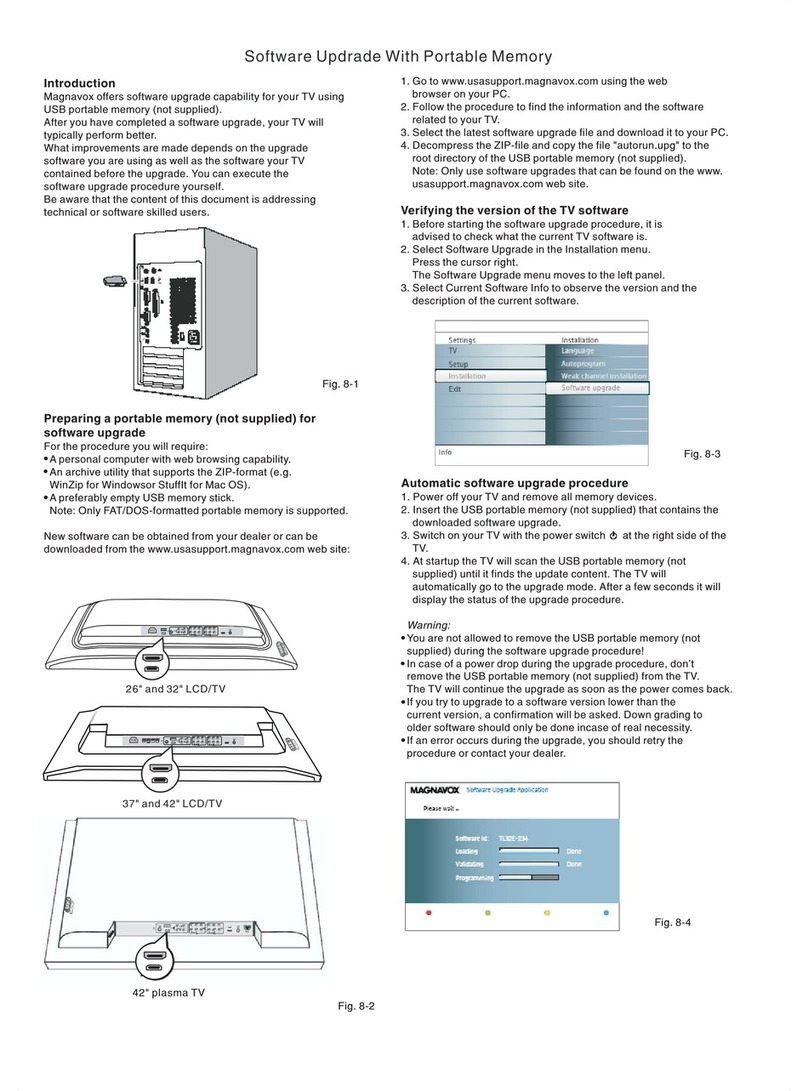 Magnavox 42MF231D - Hook Up Guide Technical manual