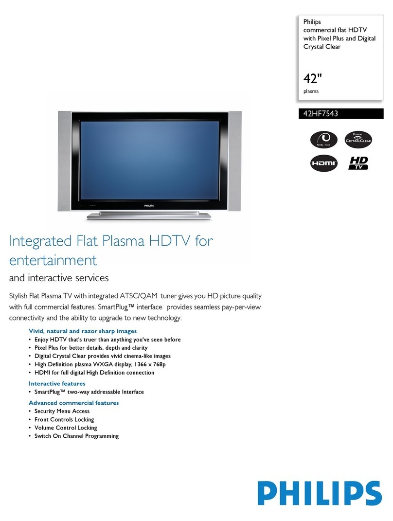 Philips 42HF7543 User manual