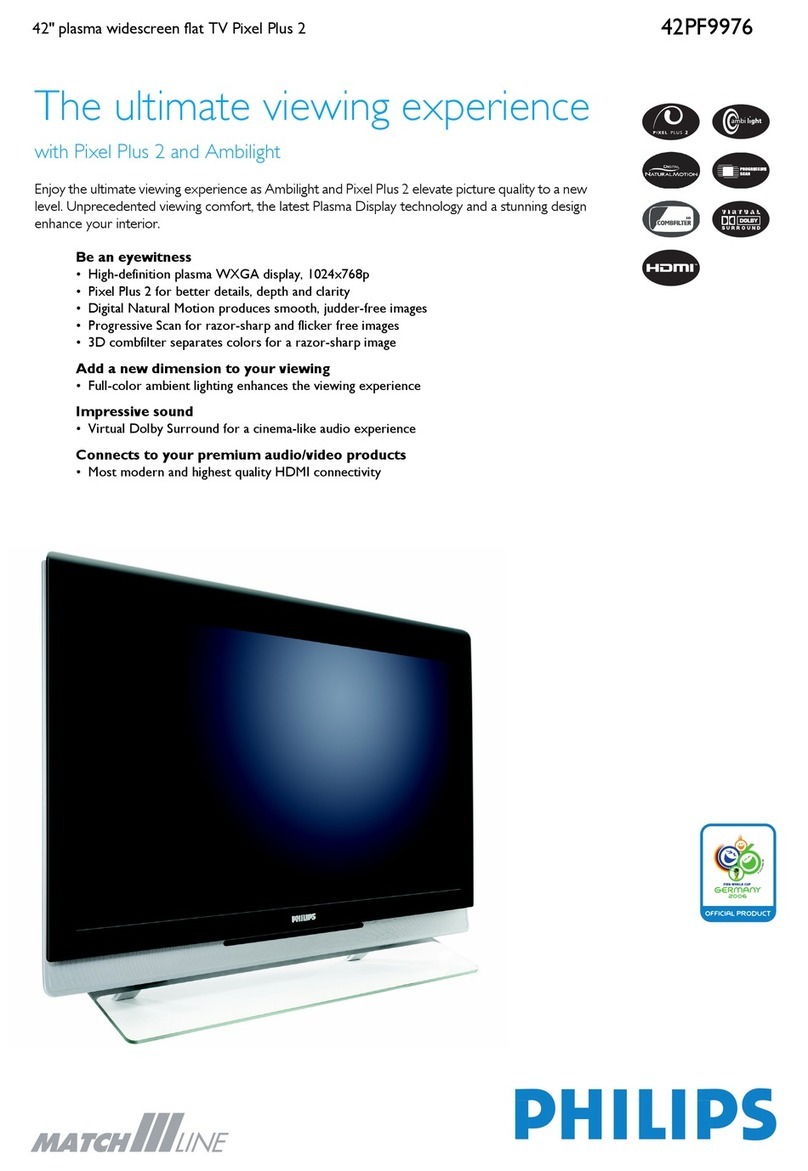 Philips 42PF9976 User manual