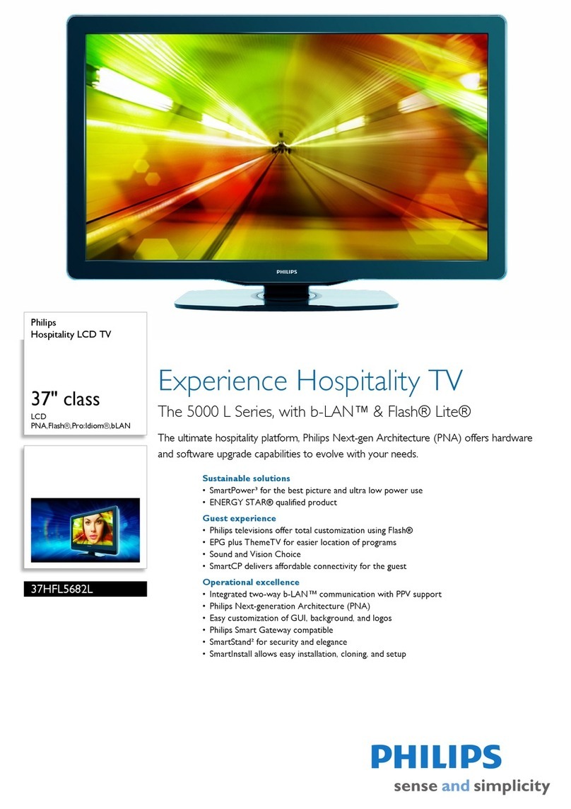 Philips 37HFL5682L User manual
