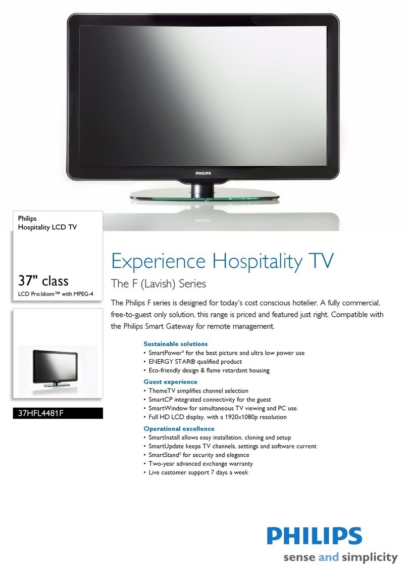 Philips 37HFL4481F User manual