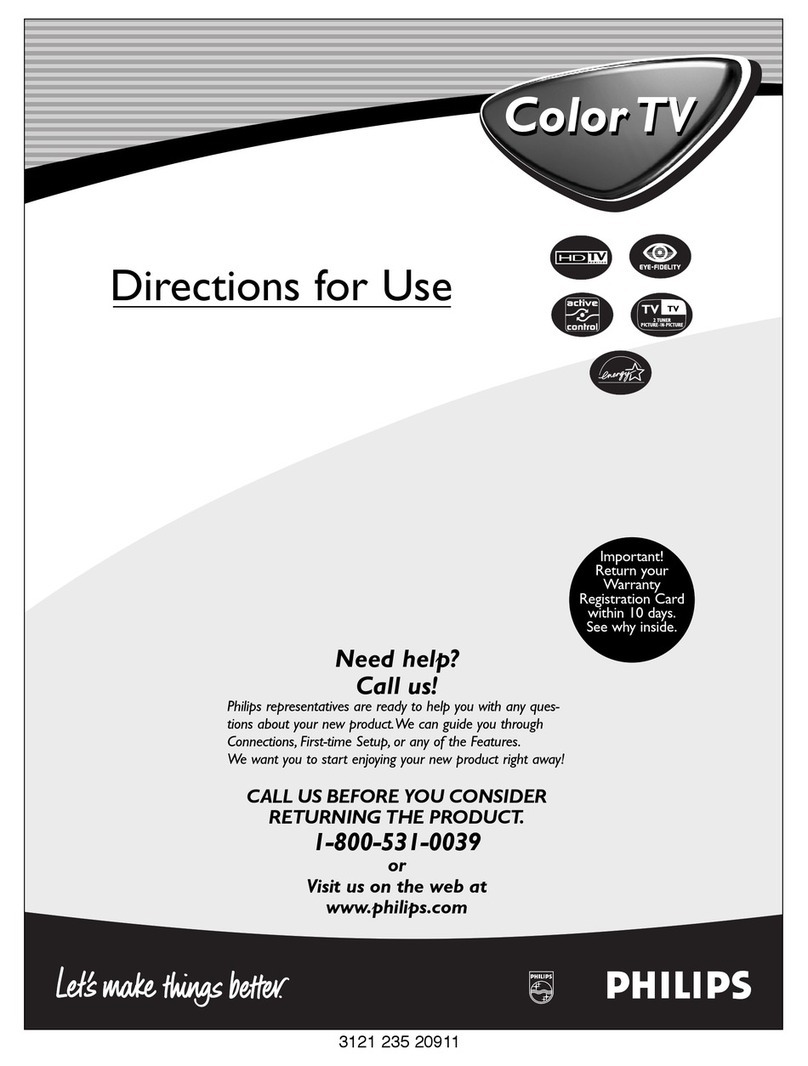 Philips 34PW8621 Manual