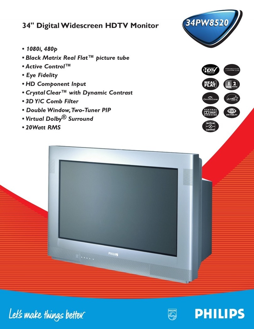 Philips 34PW8520 User manual