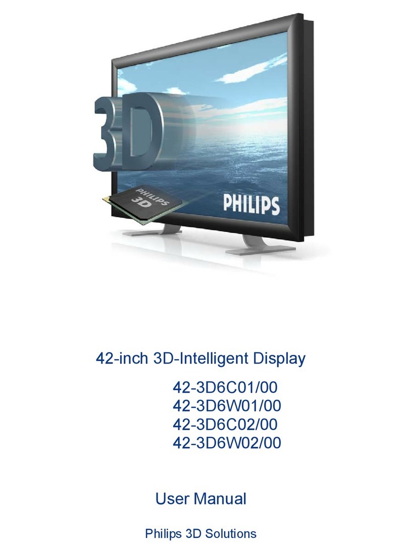 Philips 42-3D6W02 User manual