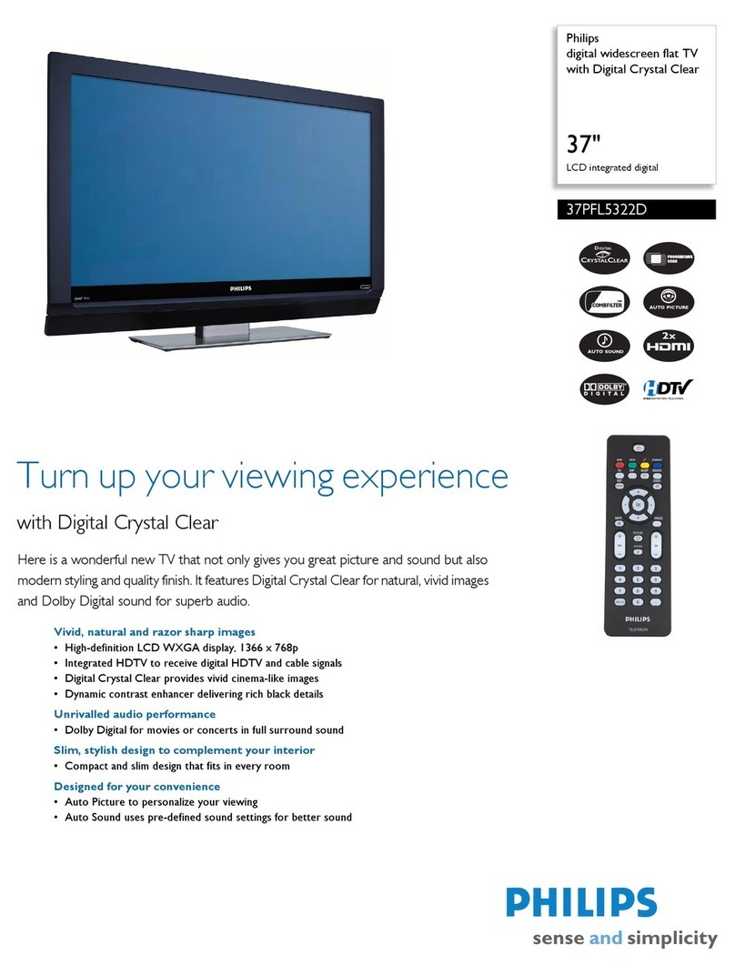 Philips 37PFL5322D User manual