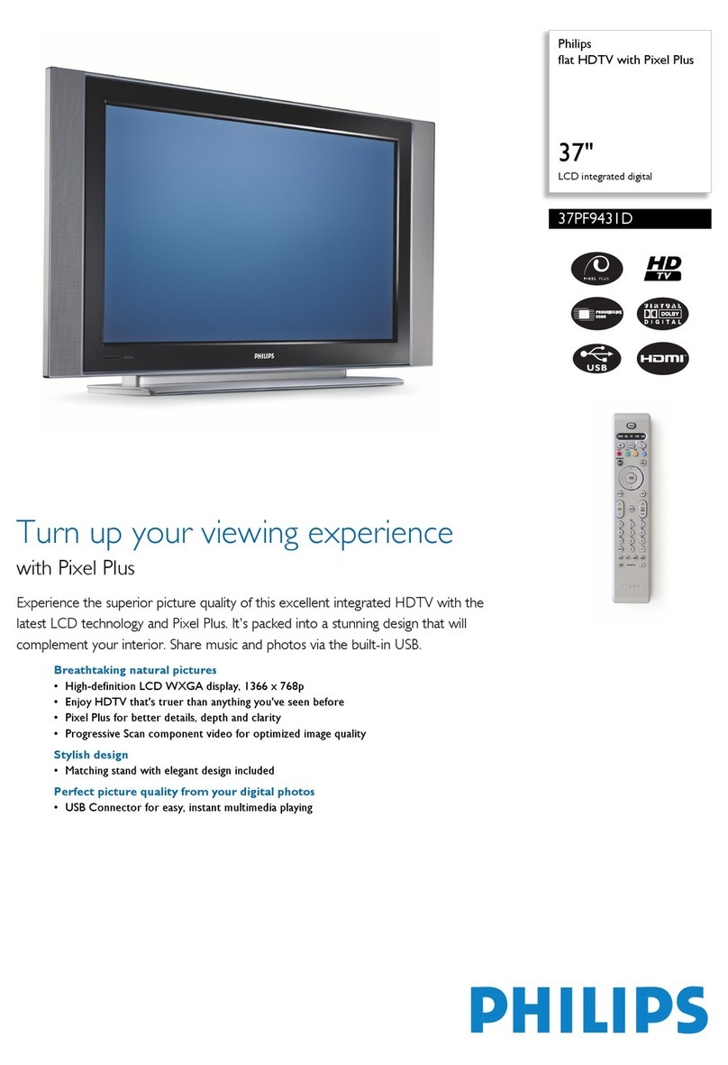 Philips 37-LCD 37PF9431D User manual