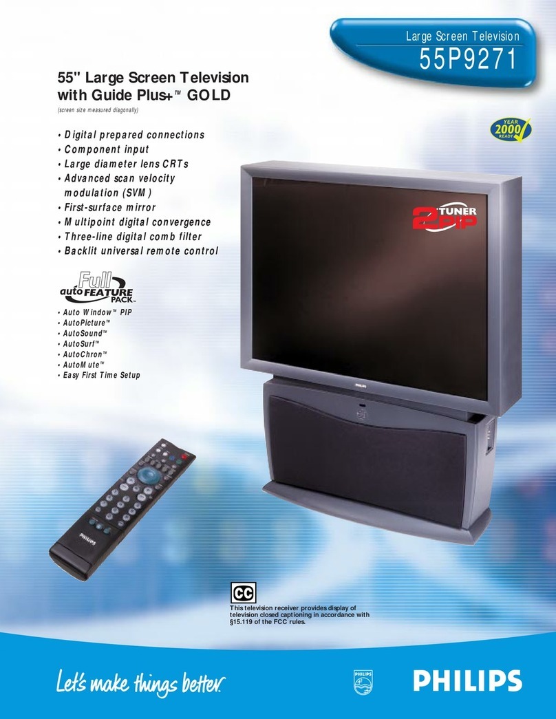 Philips 55P9271 User manual