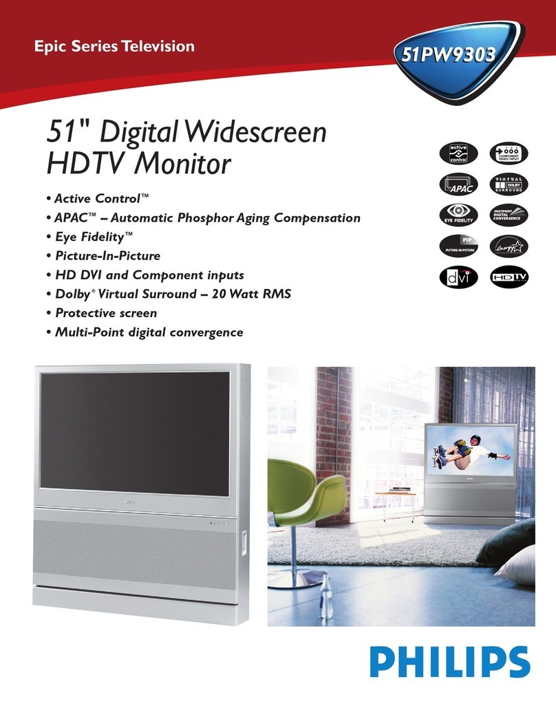 Philips 51PP9303H Specifications