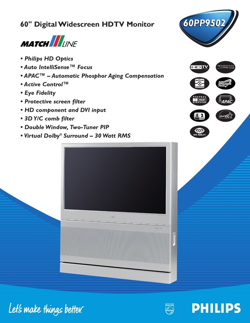 Philips MatchLine 60PP9502 User manual