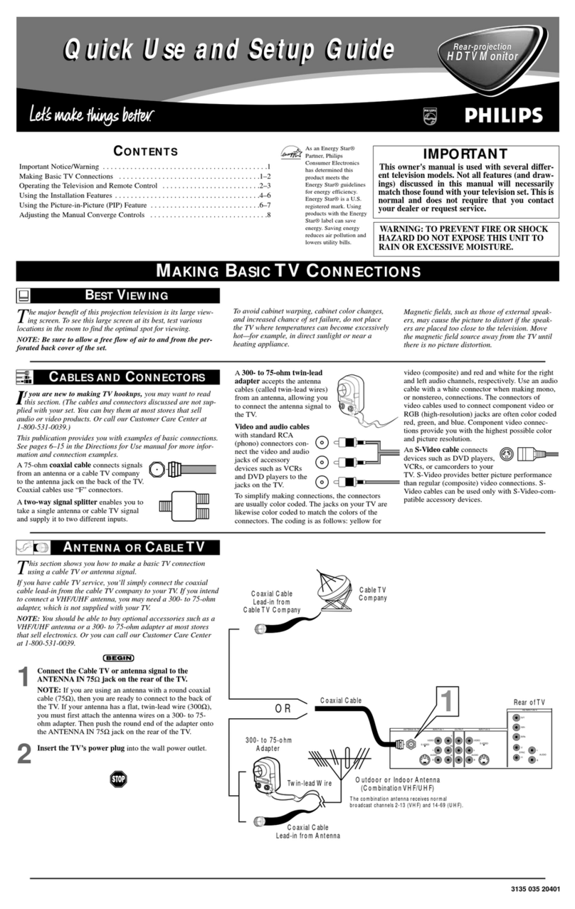 Philips 60PP9202 User manual