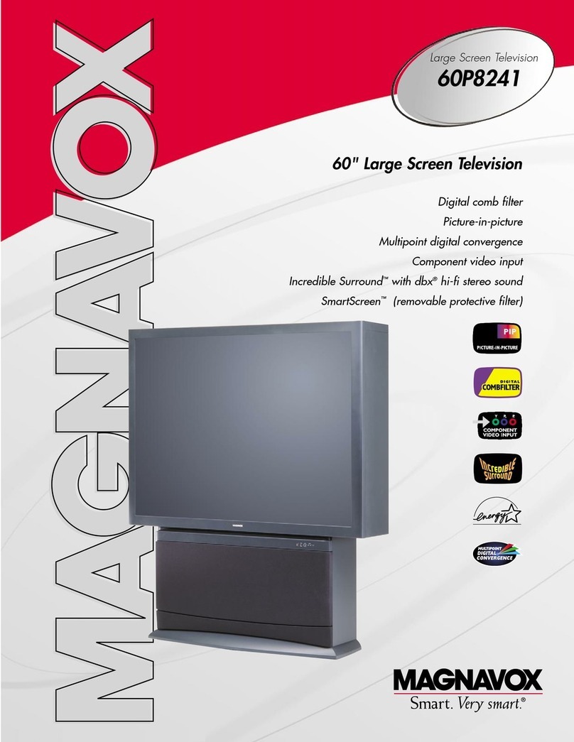 Magnavox Magnavox 60P 8241 User manual